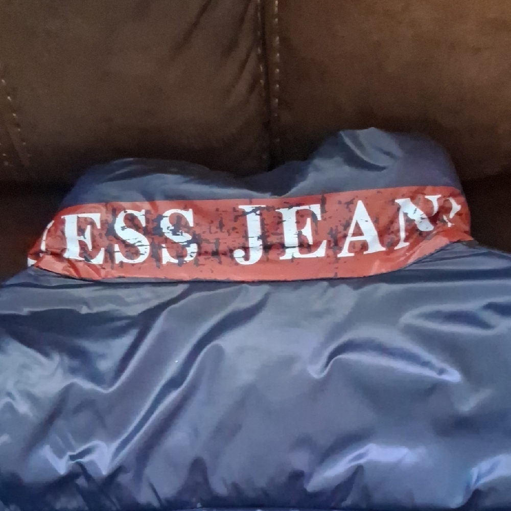 GUESS Blue Puffer Jacket - Picture 4 of 5